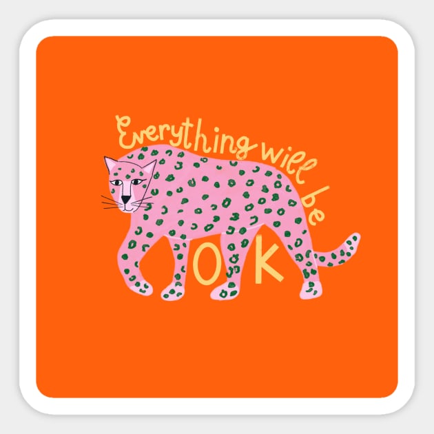 Everything will be ok Sticker by barbsiegraphy